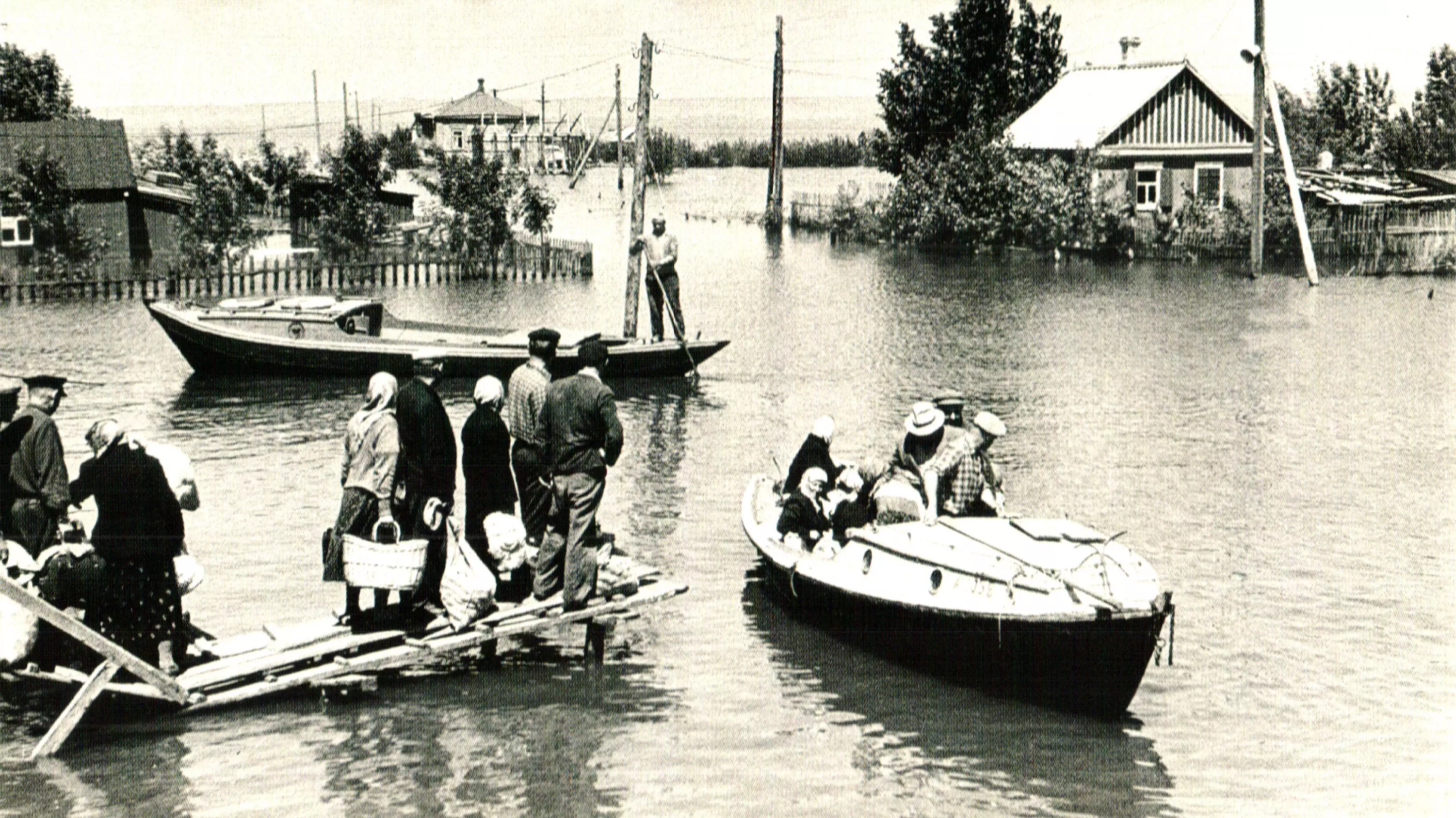 Разлив в станице Старочеркасской в 1963 году